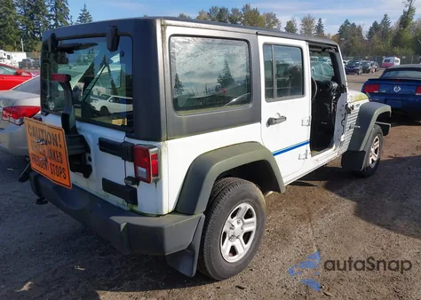 2013 Jeep Wrangler Unlimited Sport Rhd из США, поврежденный, VIN 1C4BJWKG2DL707446